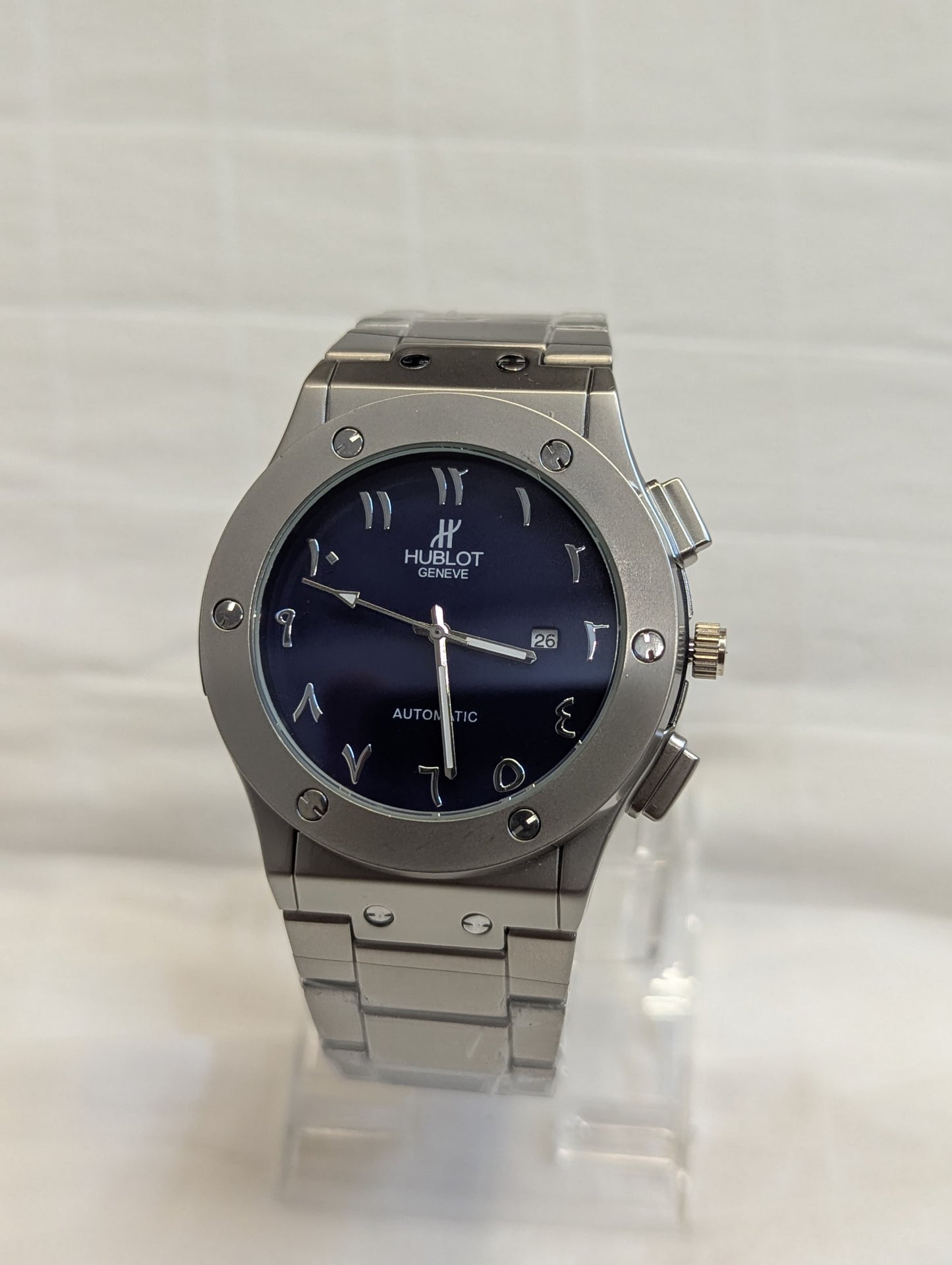 Hublot Arabic Dial Watch - Navy Blue