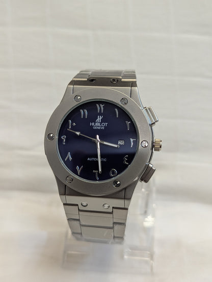 Hublot Arabic Dial Watch - Navy Blue