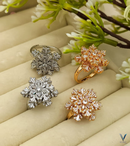 Fancy China Gold Plated Zarqoon Spinner Rings