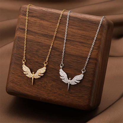 Gold Plated Locket Set - Butterfly