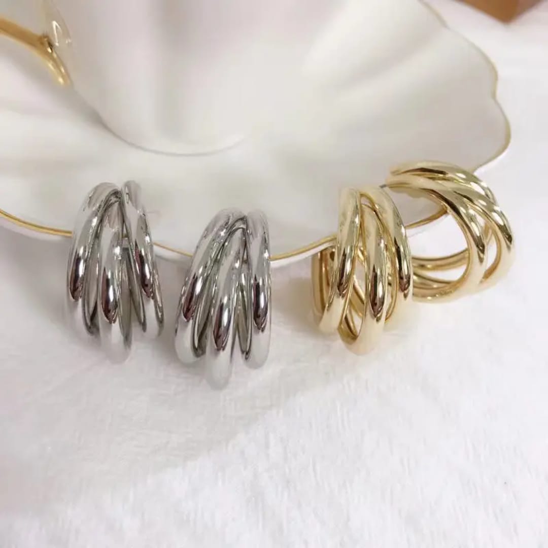 Elegant Earrings Gold / Silver