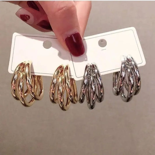Elegant Earrings Gold / Silver