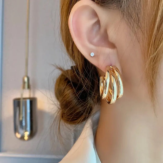 Elegant Earrings Gold / Silver